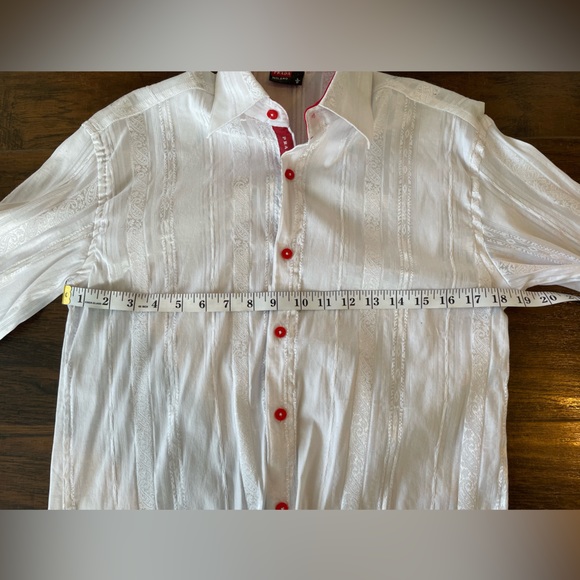 Prada Milano Large metallic thread dress shirt!! - Picture 4 of 8